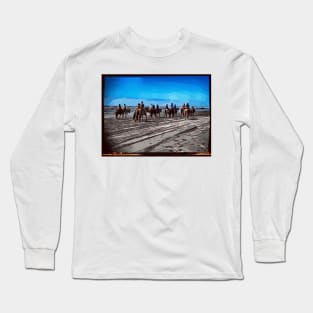 Horses on the beach Long Sleeve T-Shirt